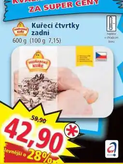 Norma Kuřecí čtvrtky zadní nabídka
