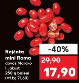 Kaufland Rajčata mini Roma nabídka