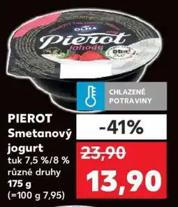 Kaufland Pierot Smetanový jogurt nabídka