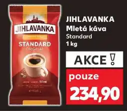 Kaufland JIHLAVANKA mletá káva nabídka