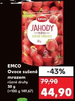 Kaufland EMCO OVOCE SUŠENÉ MRAZEM nabídka
