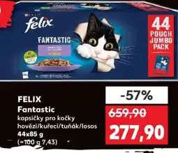 Kaufland Felix Fantastic Kapsičky pro kočky nabídka