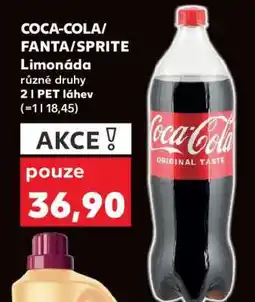 Kaufland COCA-COLA/ FANTA/ SPRITE Limonáda nabídka