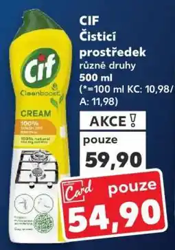 Kaufland CIF Čisticí prostředek nabídka