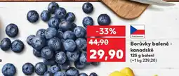 Kaufland Borůvky balené - kanadské nabídka