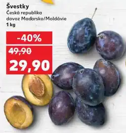 Kaufland Švestky nabídka