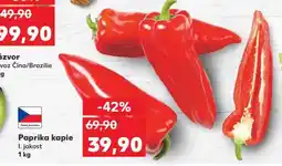 Kaufland Paprika kapie nabídka