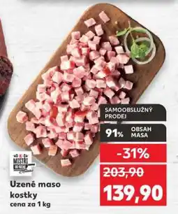 Kaufland Uzené maso kostky nabídka
