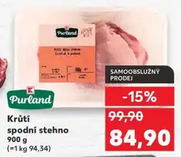 Kaufland Krůtí spodní stehno nabídka