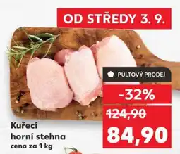 Kaufland Kuřecí horní stehna nabídka