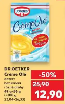 Kaufland Dr.Oetker Créme Olé nabídka