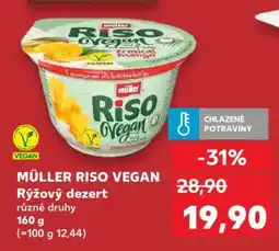 Kaufland Müller Riso Vegan nabídka