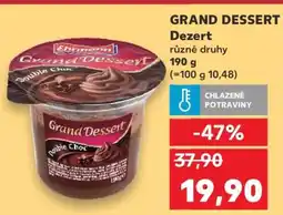 Kaufland Grand Dessert nabídka