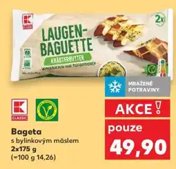 Kaufland Bageta s bylinkovým máslem nabídka