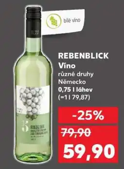 Kaufland REBENBLICK Víno nabídka