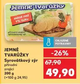 Kaufland Jemné Tvarůžky nabídka