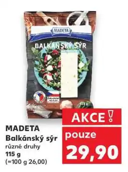 Kaufland Madeta Balkánský sýr nabídka