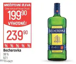 Globus Becherovka nabídka