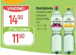 Globus ONDRÁŠOVKA Minerální voda nabídka