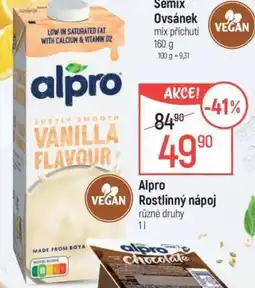 Globus Alpro rostlinný nápoj nabídka