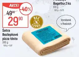 Globus Šetra Bezlepkové pizza těsto nabídka