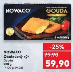 Kaufland NOWACO Obalovaný sýr Gouda nabídka