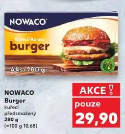 Kaufland NOWACO Burger nabídka
