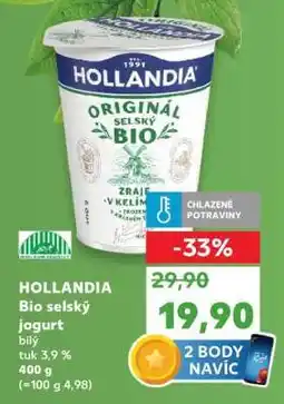 Kaufland Hollandia BIO SELSKÝ JOGURT nabídka
