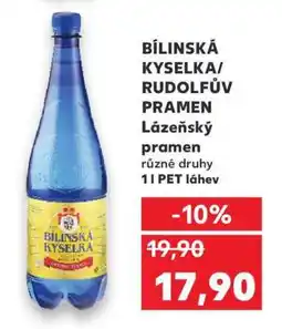 Kaufland Bílinská kyselka/Rudolfův pramen nabídka