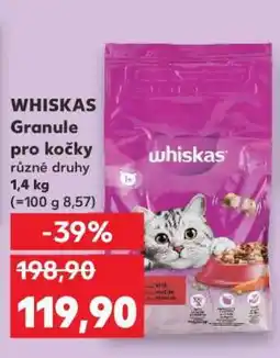 Kaufland Whiskas Granule pro kočky nabídka