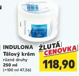 Kaufland INDULONA Tělový krém nabídka