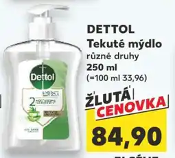 Kaufland Dettol tekuté mýdlo nabídka