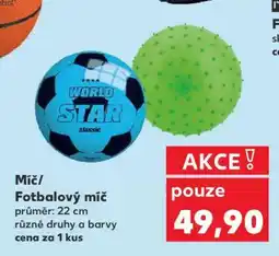 Kaufland Míč/Fotbalový míč nabídka