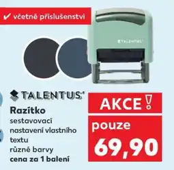 Kaufland Razítko Talentus nabídka