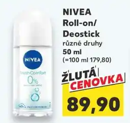 Kaufland NIVEA Roll-on/Deostick nabídka