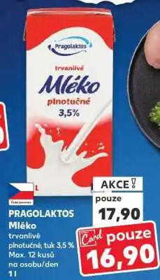 Kaufland PRAGOLAKTOS Mléko nabídka