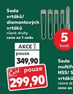 Kaufland Sada vrtáků/diamantových vrtáků nabídka