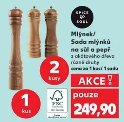 Kaufland Mlýnek/Sada mlýnků na sůl a pepř nabídka