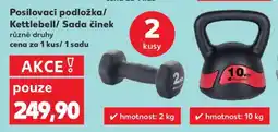 Kaufland Posilovací podložka/Kettlebell/Sada činek nabídka