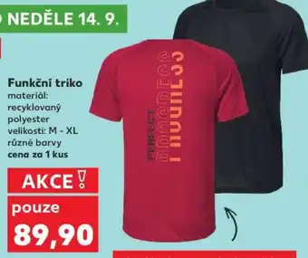 Kaufland Funkční triko nabídka