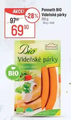 Globus Ponnath BIO Vídeňské párky nabídka
