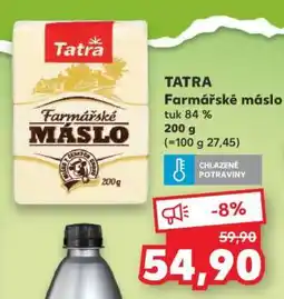 Kaufland Tatra Farmářské máslo nabídka