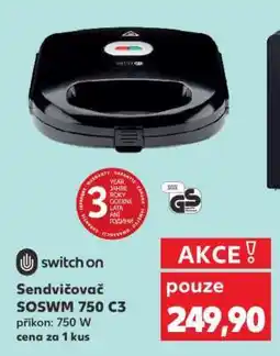 Kaufland Sendvičovač SOSWM 750 C3 nabídka