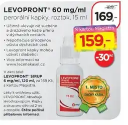 Magistra lékárny LEVOPRONT nabídka