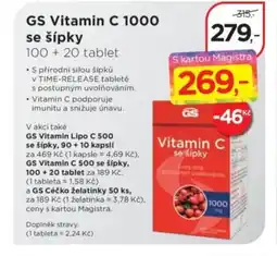 Magistra lékárny GS Vitamin C 1000 se šípky nabídka