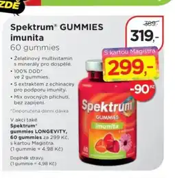 Magistra lékárny Spektrum gummies imunita nabídka