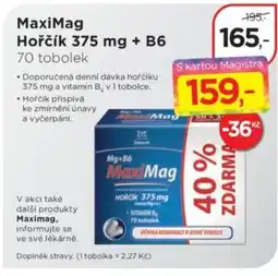 Magistra lékárny MaxiMag Hořčík + B6 nabídka
