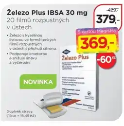 Magistra lékárny Železo Plus IBSA nabídka