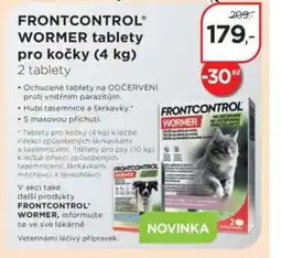 Magistra lékárny Frontcontrol® Wormer tablety pro kočky nabídka