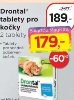 Magistra lékárny Drontal tablety pro kočky nabídka